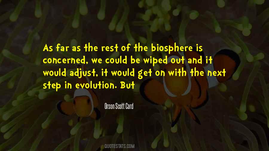 Quotes About Biosphere #461207