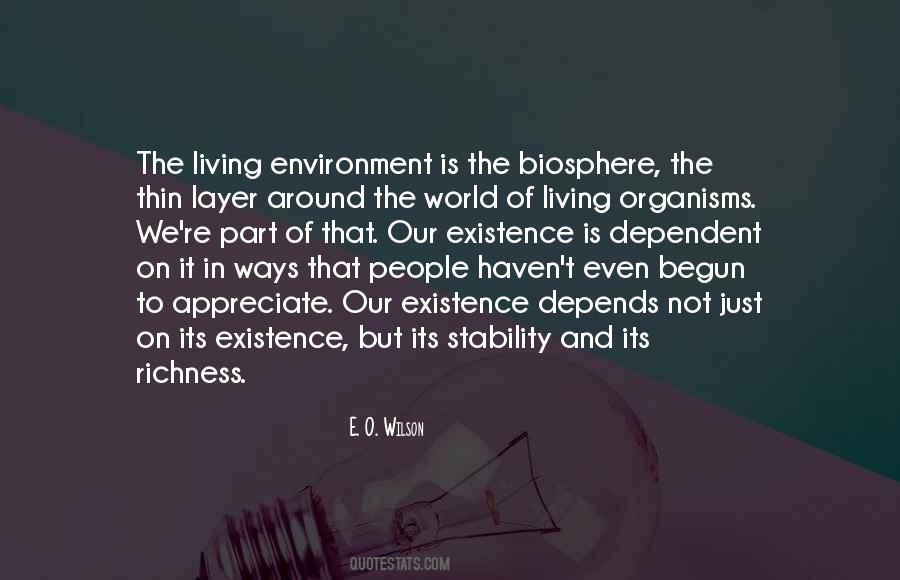 Quotes About Biosphere #65610