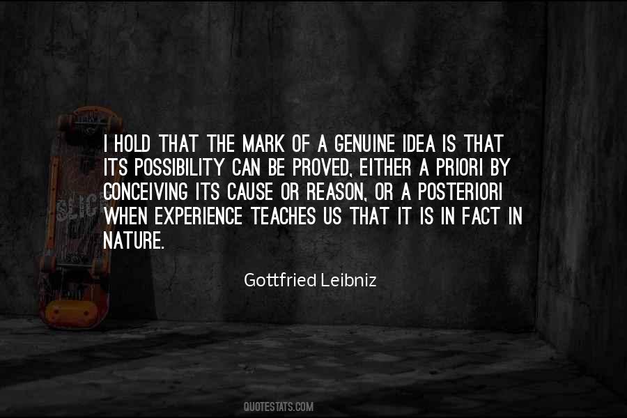 Quotes About Posteriori #23418