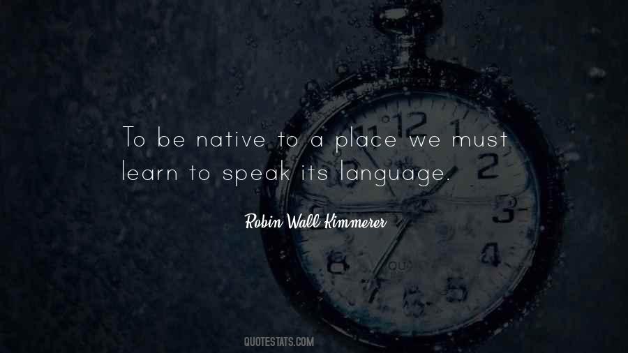 Quotes About Native Place #1127018