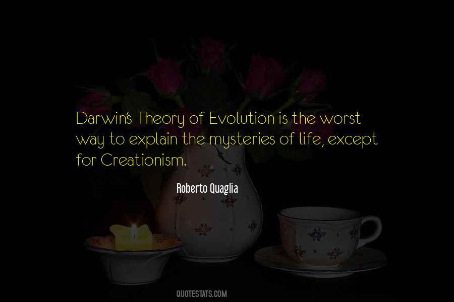 Quotes About Darwin's Theory Of Evolution #1422480