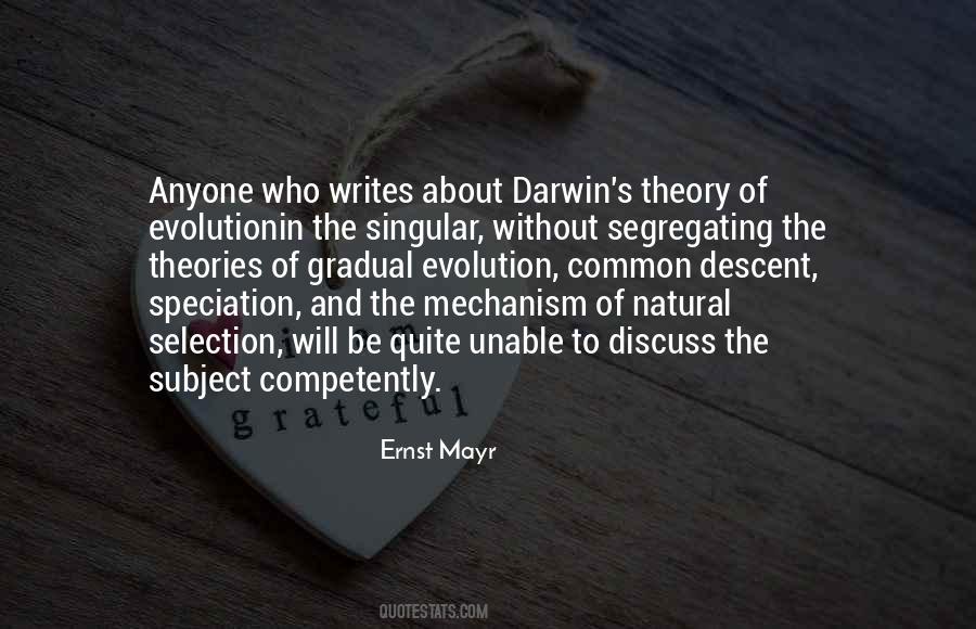 Quotes About Darwin's Theory Of Evolution #389093