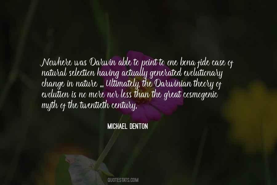 Quotes About Darwin's Theory Of Evolution #801105