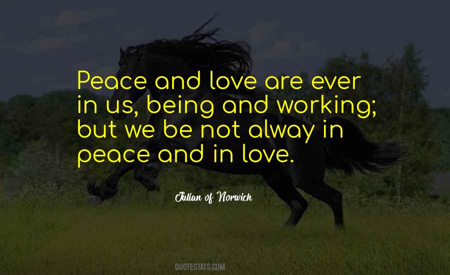 Being At Peace Quotes #1801295