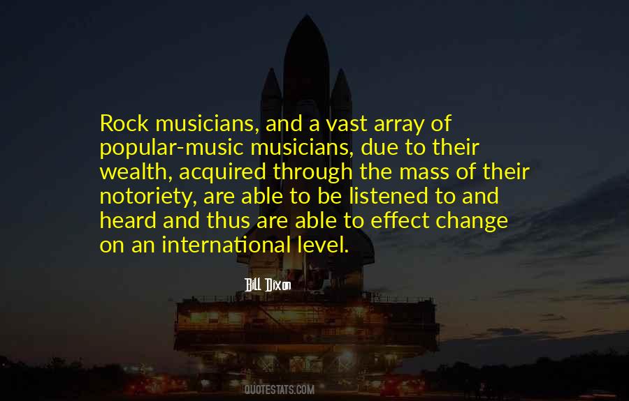 Quotes About Music By Rock Musicians #293818