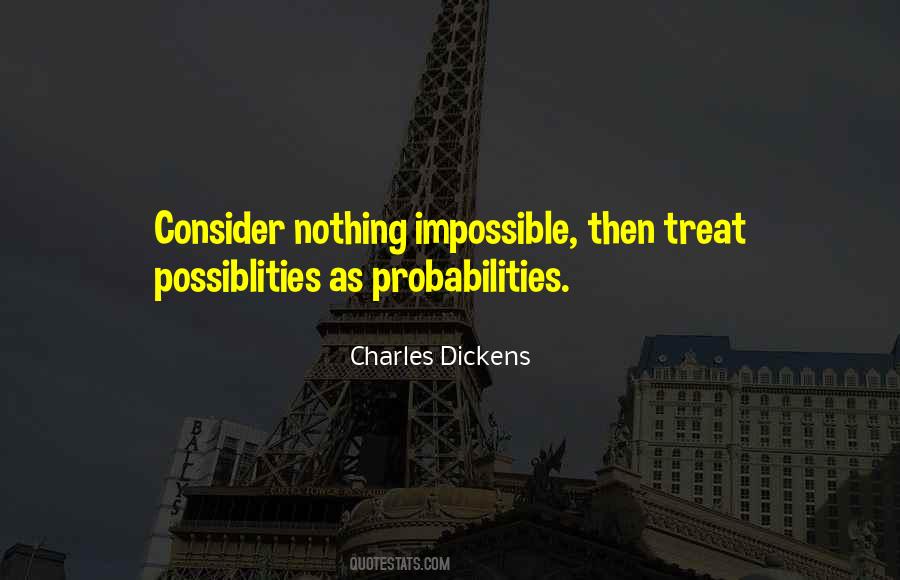 Quotes About Possiblities #1807903