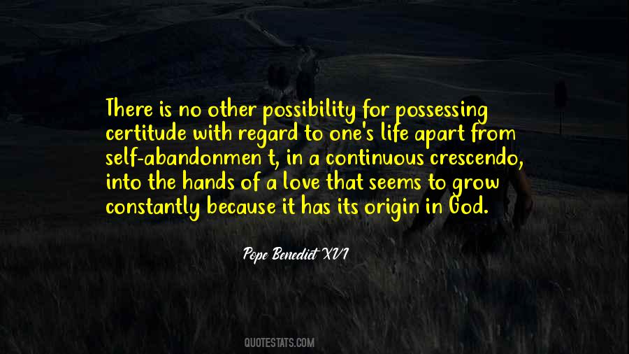 Quotes About Possibility Of Love #868749