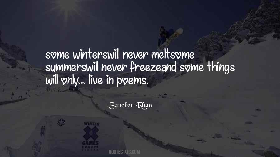 Quotes About Summer And Winter #35593