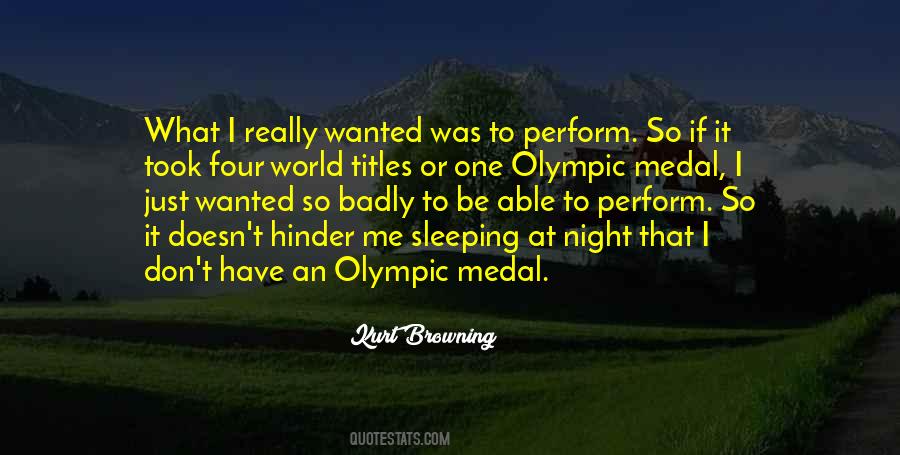 No Medal Quotes #1870807