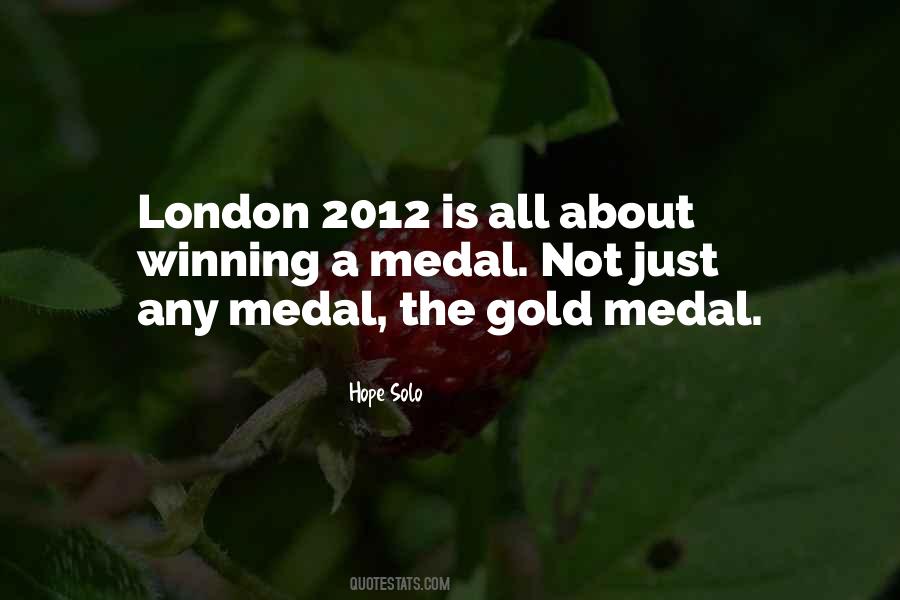 No Medal Quotes #72504