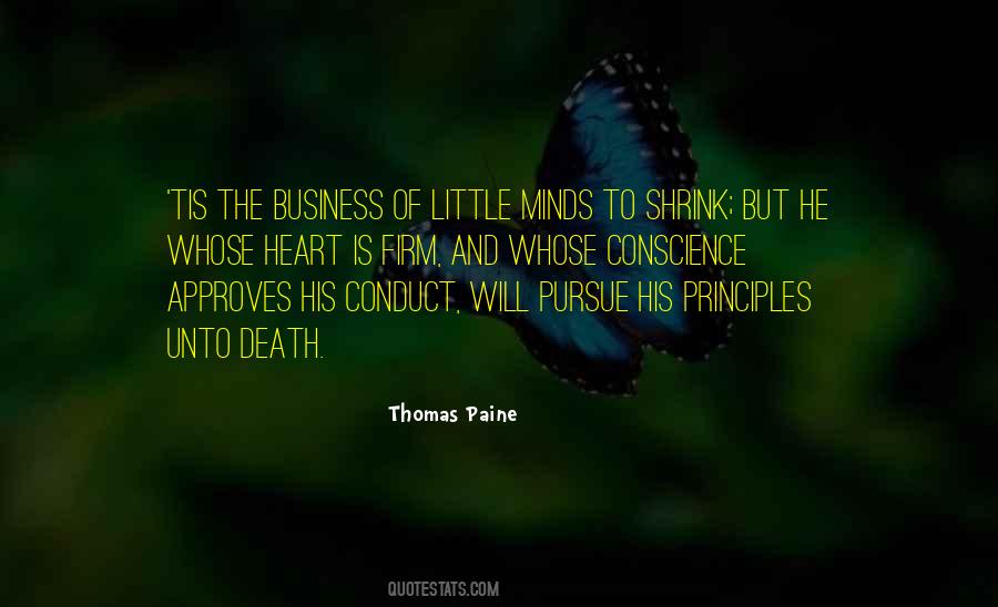 Conduct Of Business Quotes #1353677
