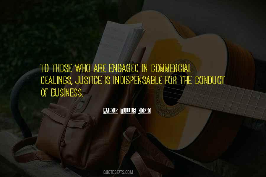 Conduct Of Business Quotes #721367