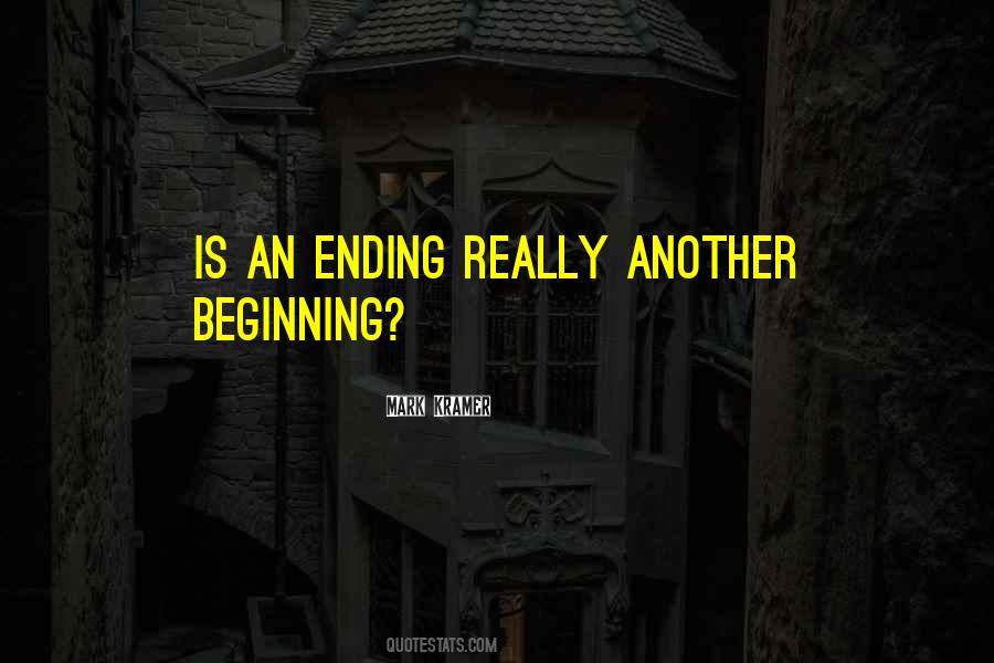 Quotes About An Ending #66625