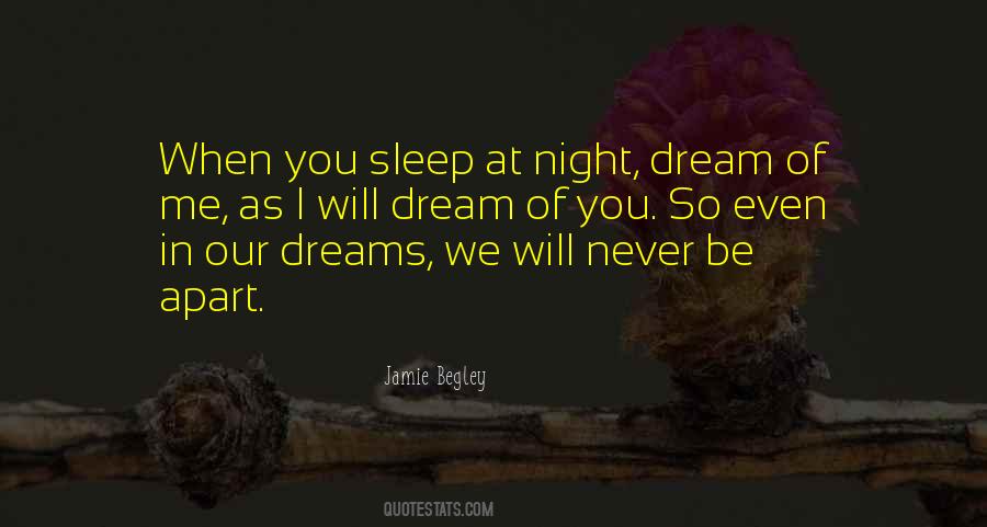 Quotes About Night Dreams #139668