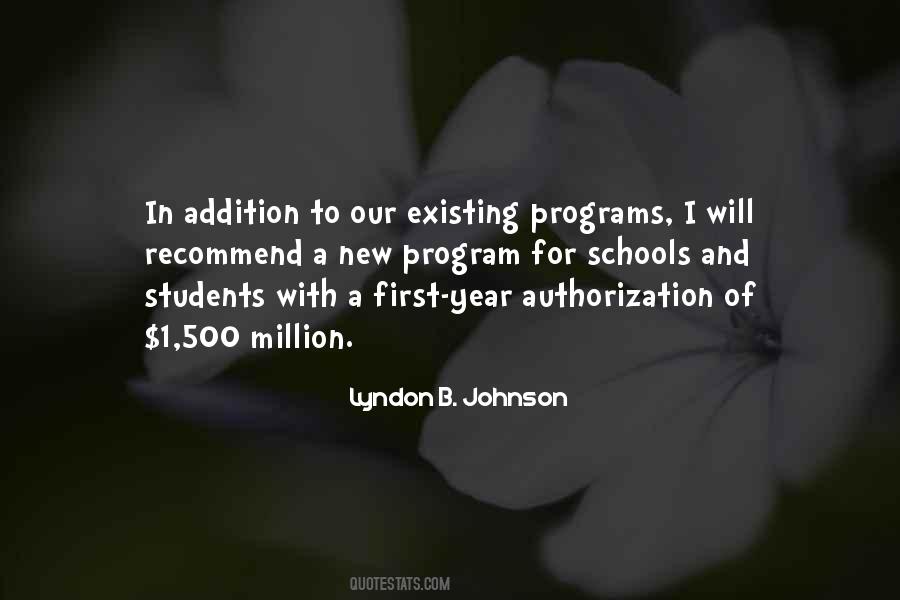 Quotes About School Programs #654422