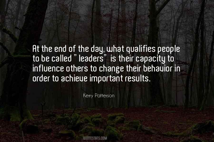 Quotes About Behavior Change #199266