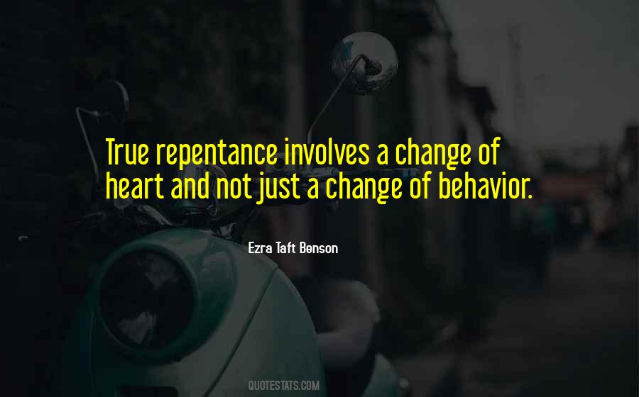 Quotes About Behavior Change #325603