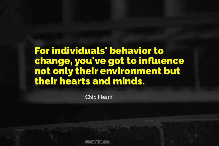 Quotes About Behavior Change #393585