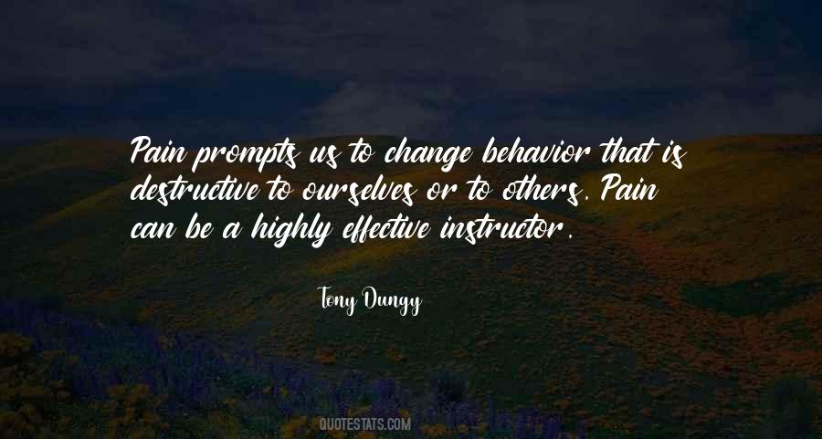 Quotes About Behavior Change #650254