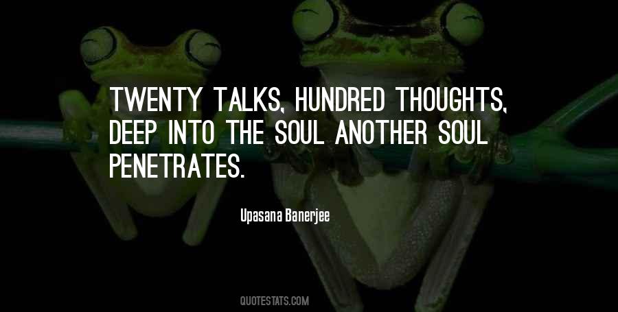 Quotes About Deep Thoughts #496135
