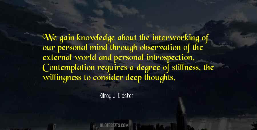 Quotes About Deep Thoughts #572422