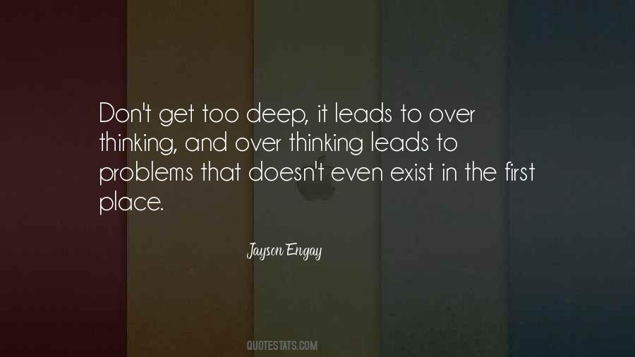 Quotes About Deep Thoughts #686907