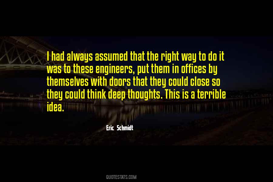 Quotes About Deep Thoughts #802298