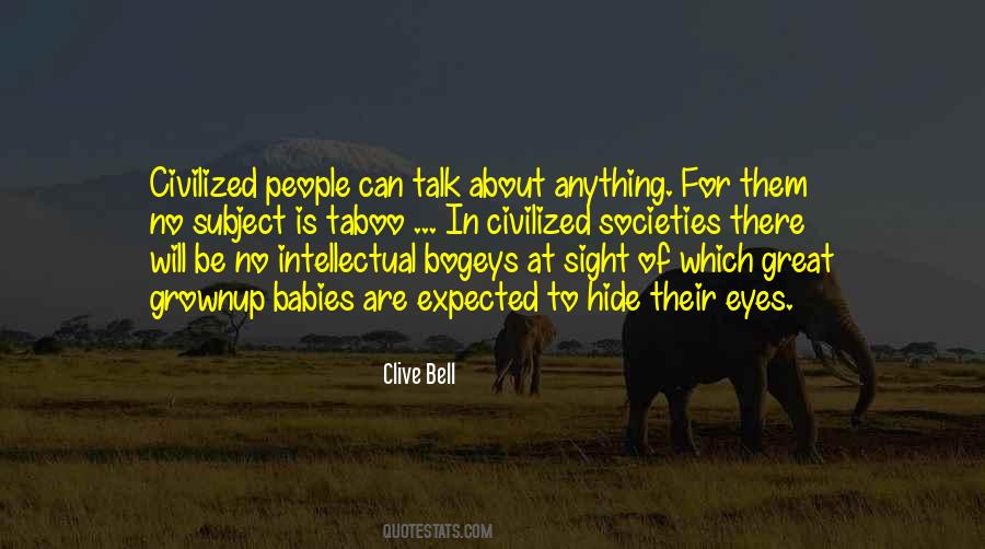 Civilized People Quotes #1127548