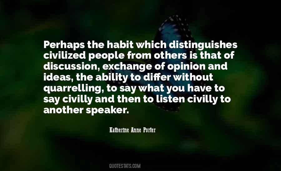 Civilized People Quotes #661337