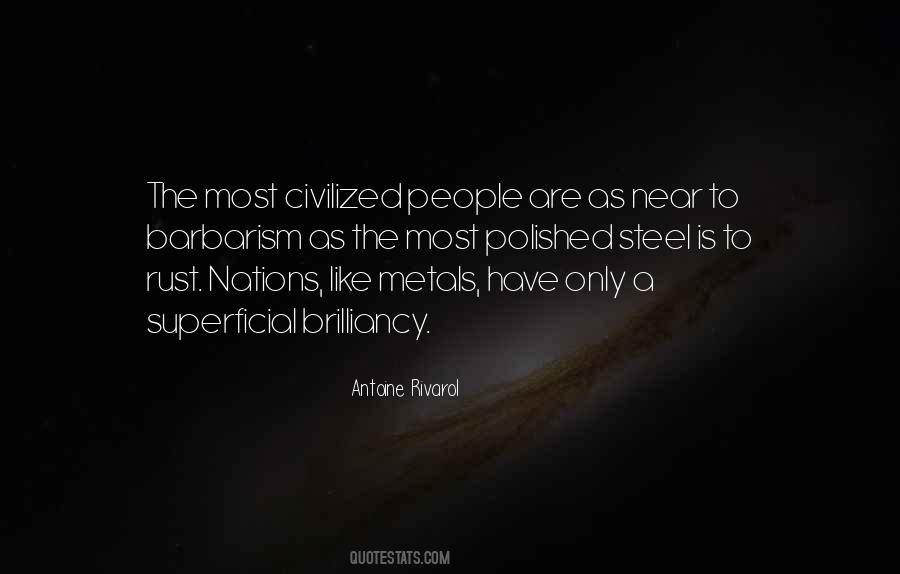 Civilized People Quotes #805993