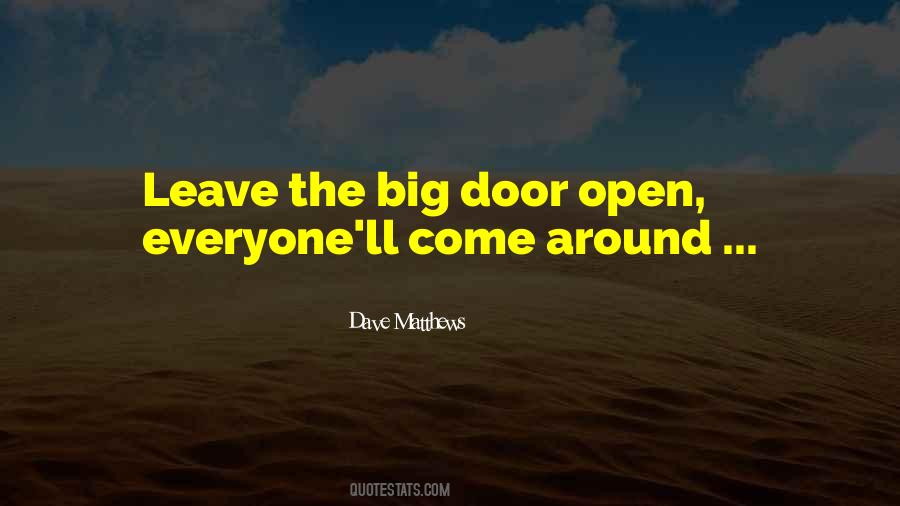 Quotes About Big Doors #1023980