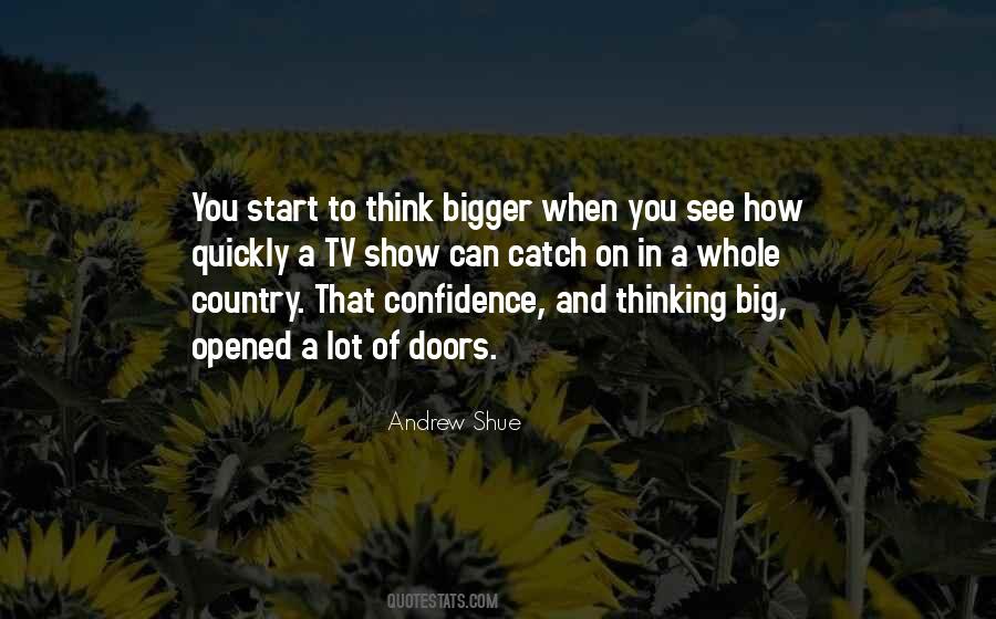 Quotes About Big Doors #1869039