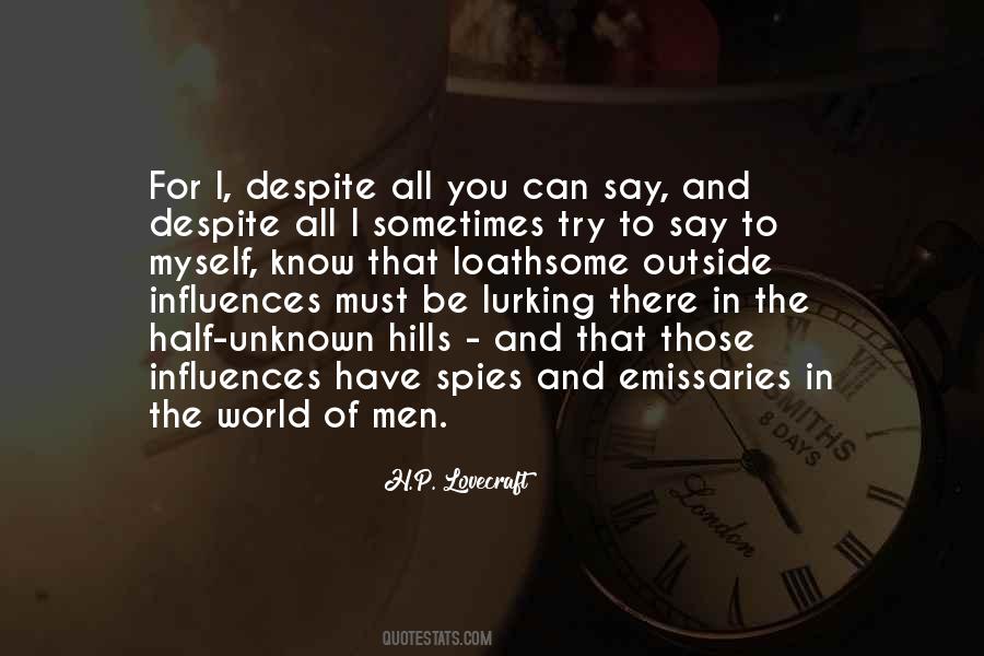 Quotes About The Unknown World #510048