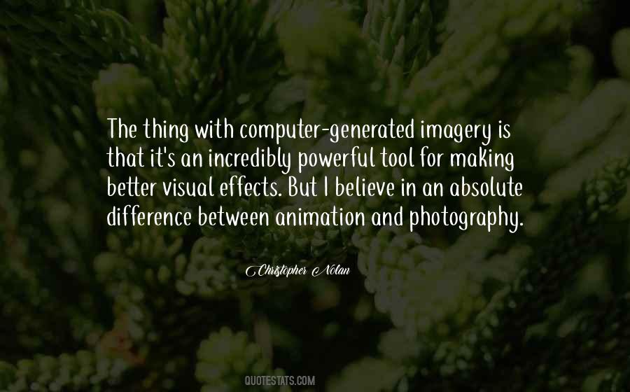 Quotes About Visual Effects #1636618