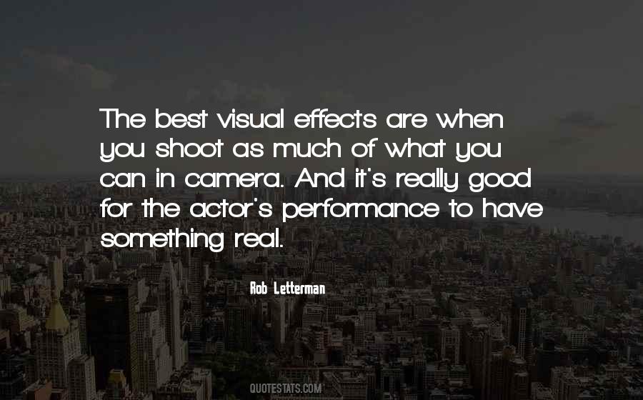Quotes About Visual Effects #1835196