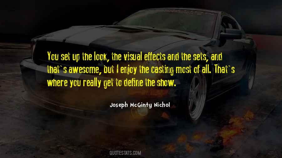 Quotes About Visual Effects #459657