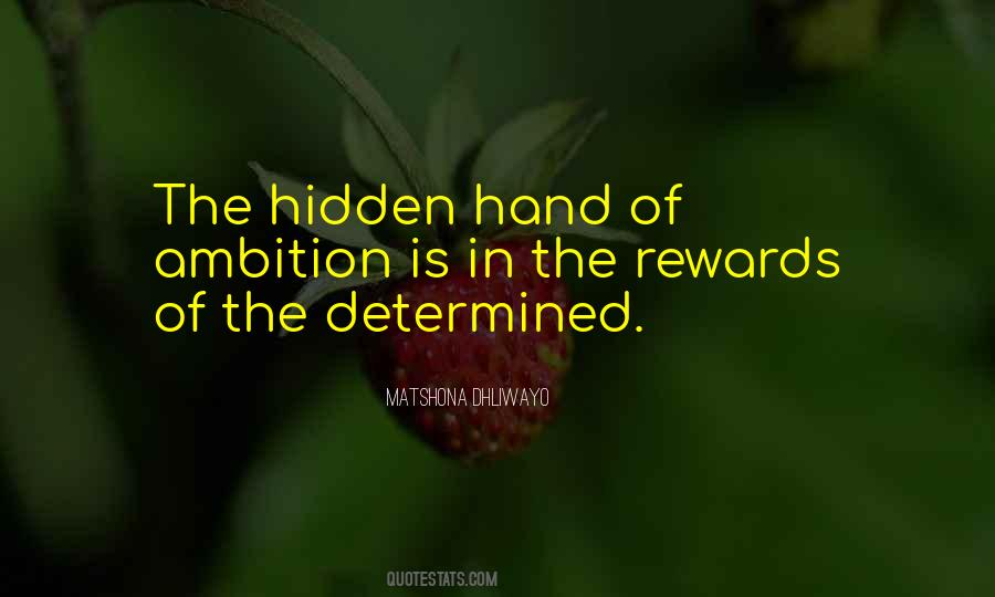 Hidden Hand Quotes #1273458