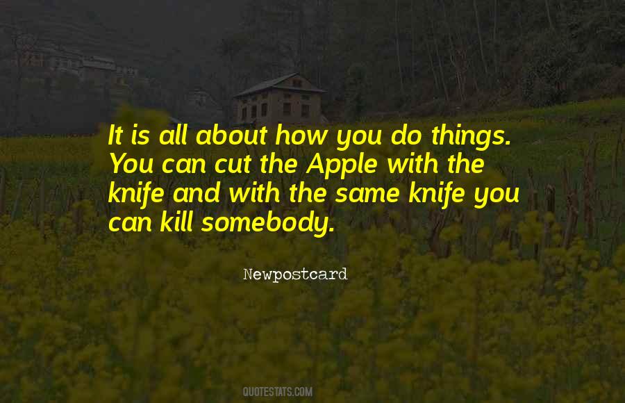 Quotes About Knife #1718300