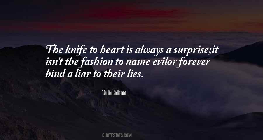 Quotes About Knife #1776553