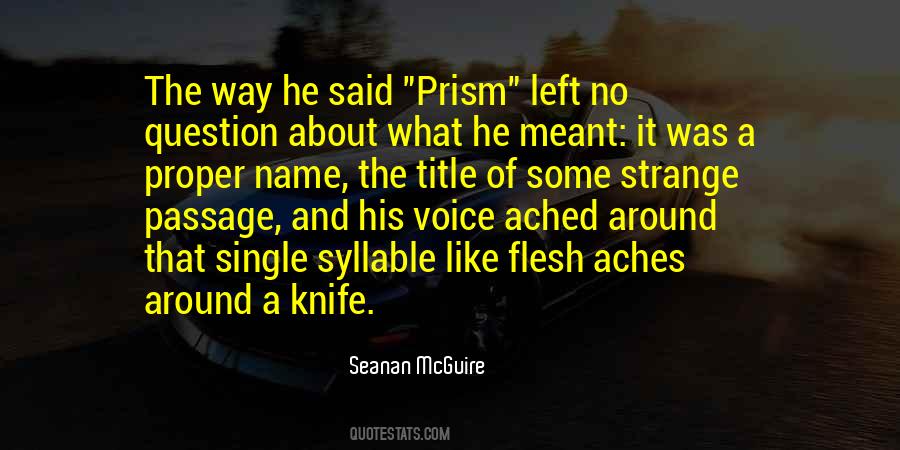 Quotes About Knife #1782296