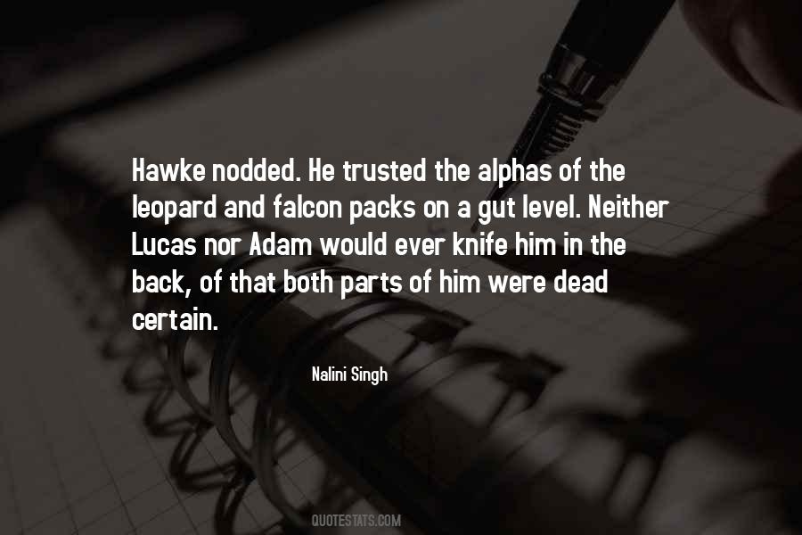 Quotes About Knife #1788617