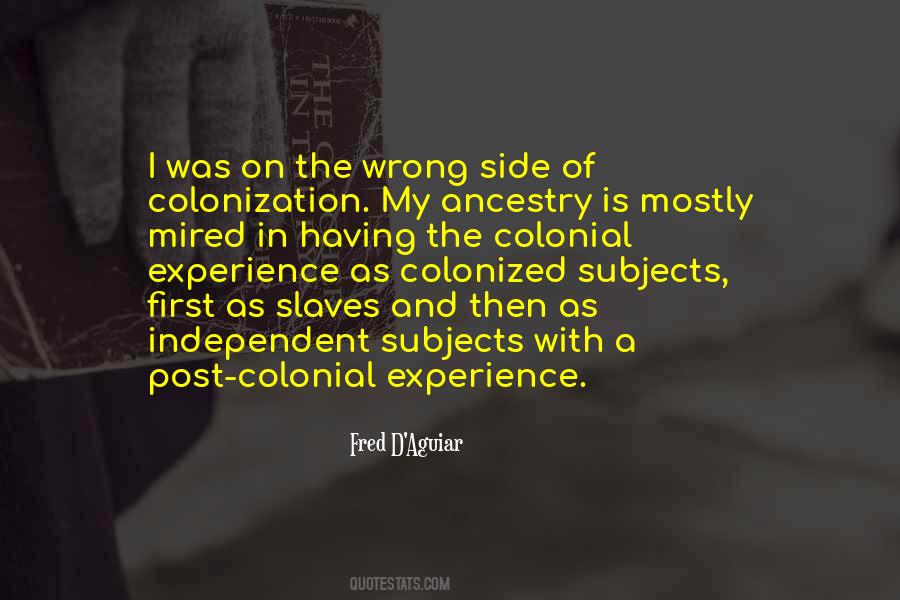 Quotes About Colonization #1023141