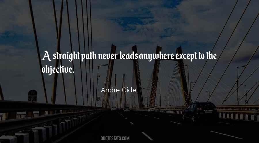 Quotes About Straight Path #1172133