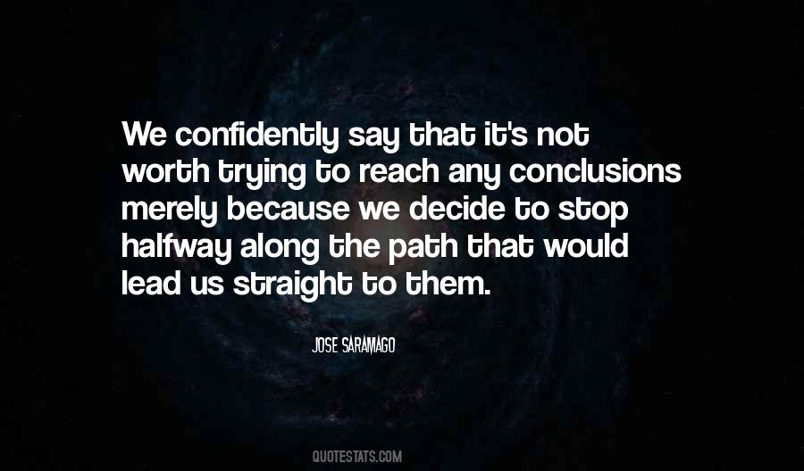 Quotes About Straight Path #1819441