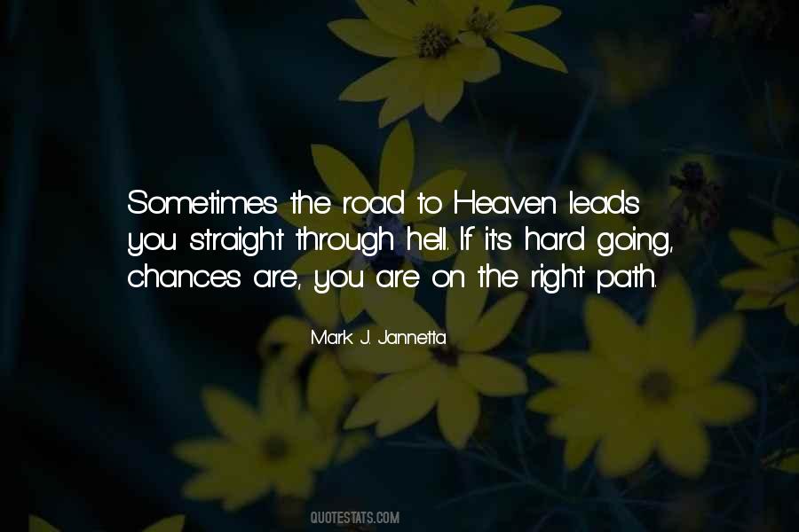 Quotes About Straight Path #251681