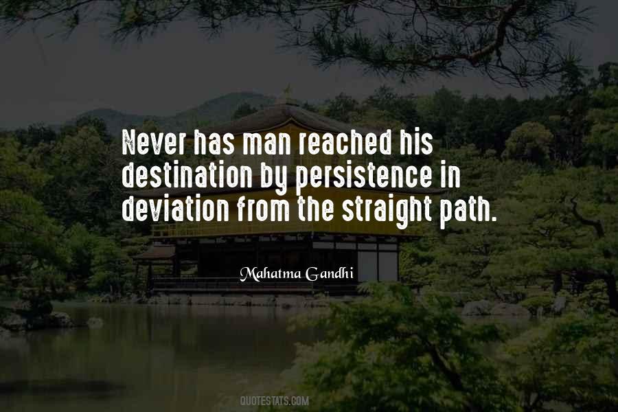 Quotes About Straight Path #25745