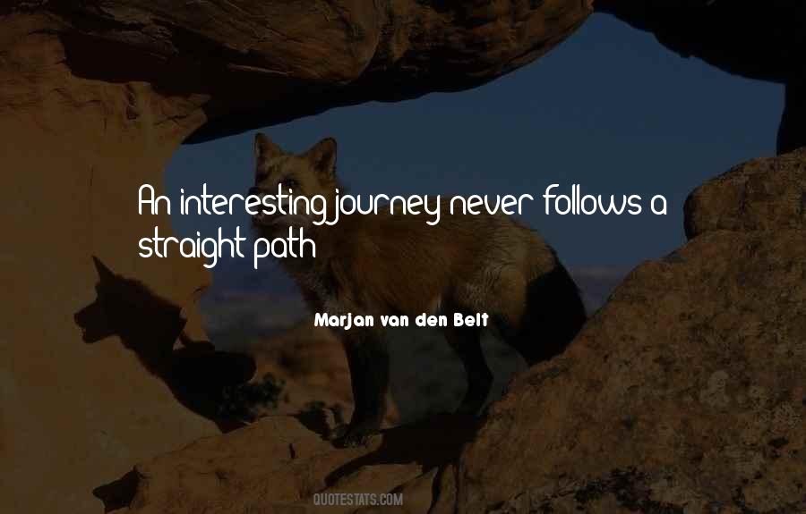 Quotes About Straight Path #790107