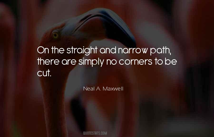 Quotes About Straight Path #871771