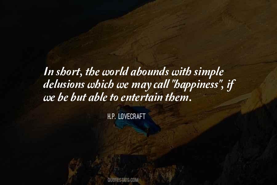 Quotes About Simple Happiness #209011 Quotes About Simple Happiness #209011