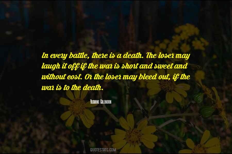 Quotes About Death In Battle #1693465